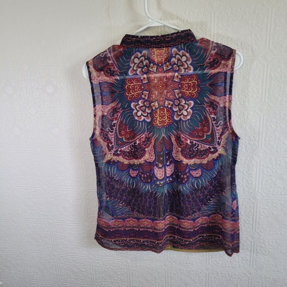 Staring at stars Anthro sheer blouse - Picture 7 of 8